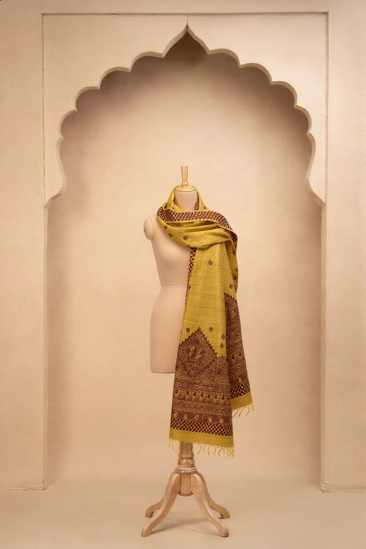 Demo Palazzo Kurti Set — Ochre — supplied Sritantu saree view 1
